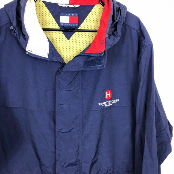 Vintage 90s Tommy Hilfiger Light Jacket Sz L - Picture 4 of 11